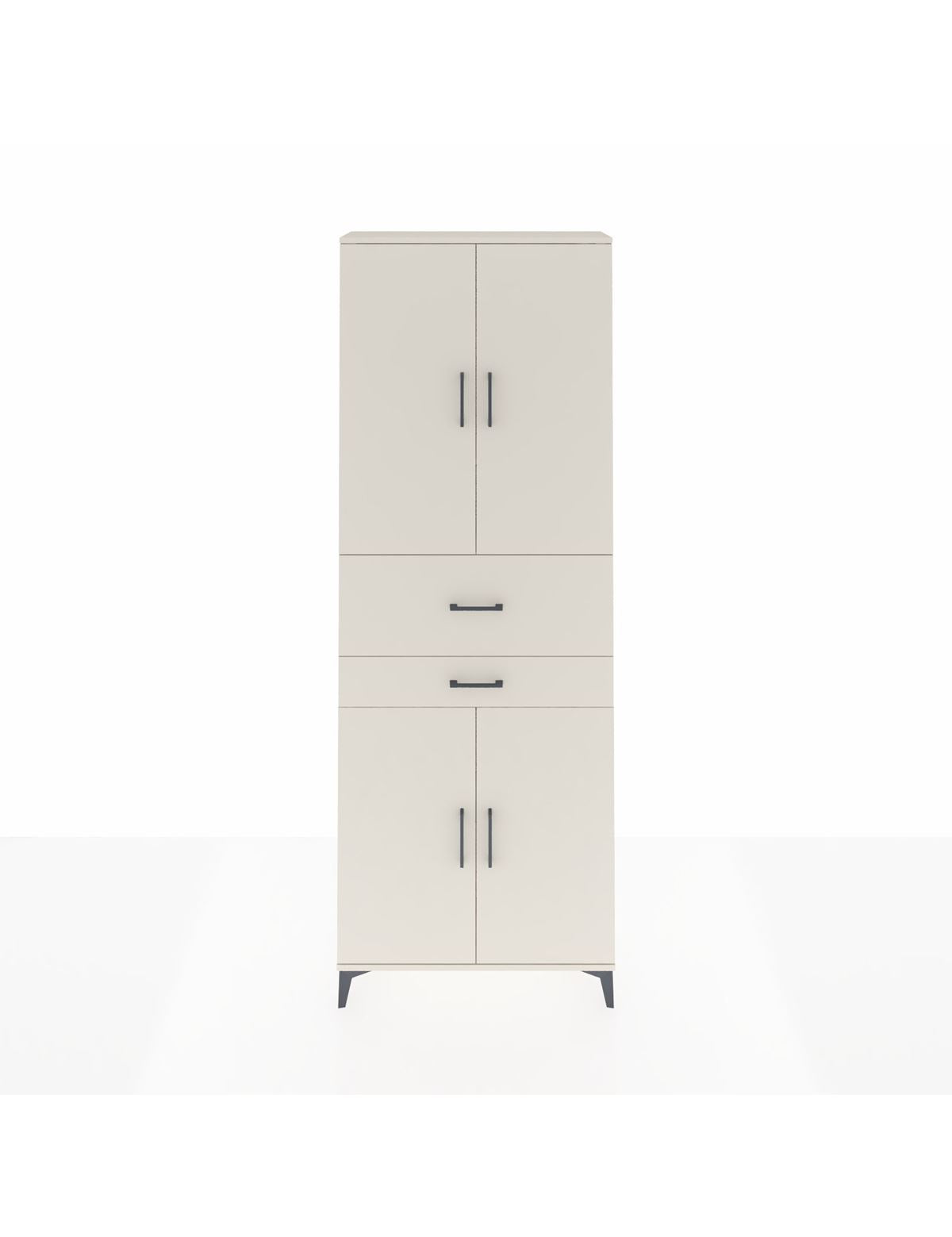 Arges Dolap 4 Raflı 2 Çekmeceli 4 Kapaklı 88x30x243 Aytaşı-Aytaşı