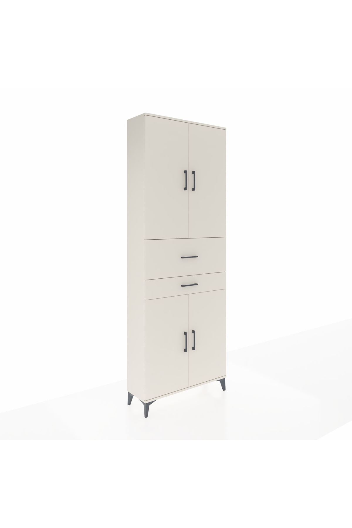 Arges Dolap 4 Raflı 2 Çekmeceli 4 Kapaklı 88x30x243 Aytaşı-Aytaşı