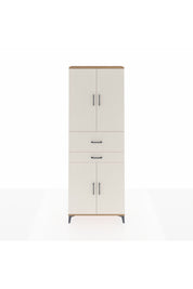 Arges Dolap 4 Raflı 2 Çekmeceli 4 Kapaklı 88x30x243 Çam-Aytaşı