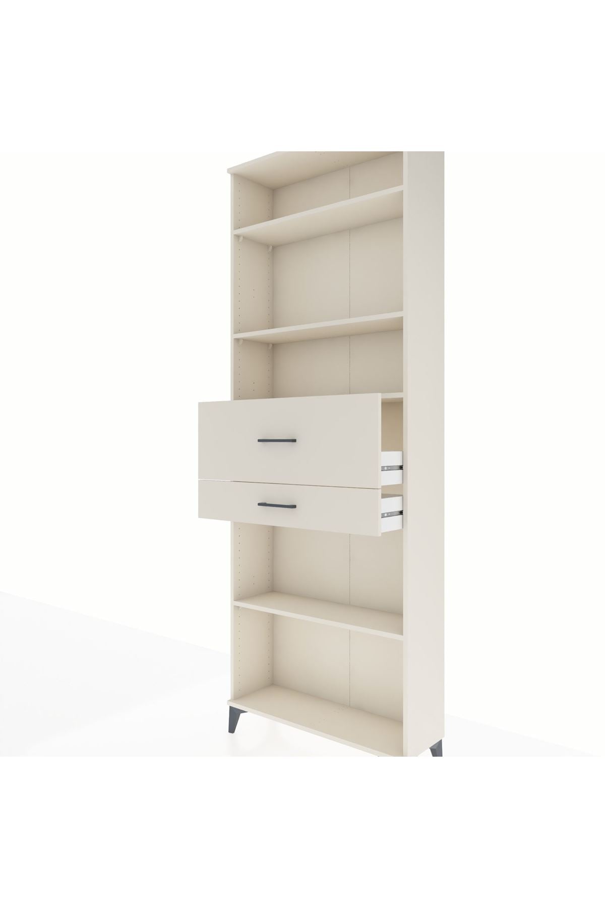 Arges Dolap 4 Raflı 2 Çekmeceli 88x30x243 Aytaşı-Aytaşı