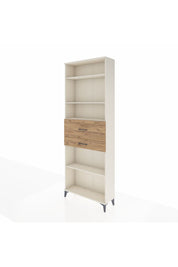 Arges Dolap 4 Raflı 2 Çekmeceli 88x30x243 Aytaşı-Çam