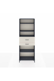 Arges Dolap 4 Raflı 2 Çekmeceli 88x30x243 Antrasit-Aytaşı