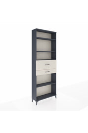 Arges Dolap 4 Raflı 2 Çekmeceli 88x30x243 Antrasit-Aytaşı