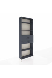 Arges Dolap 4 Raflı 2 Çekmeceli 88x30x243 Antrasit-Antrasit