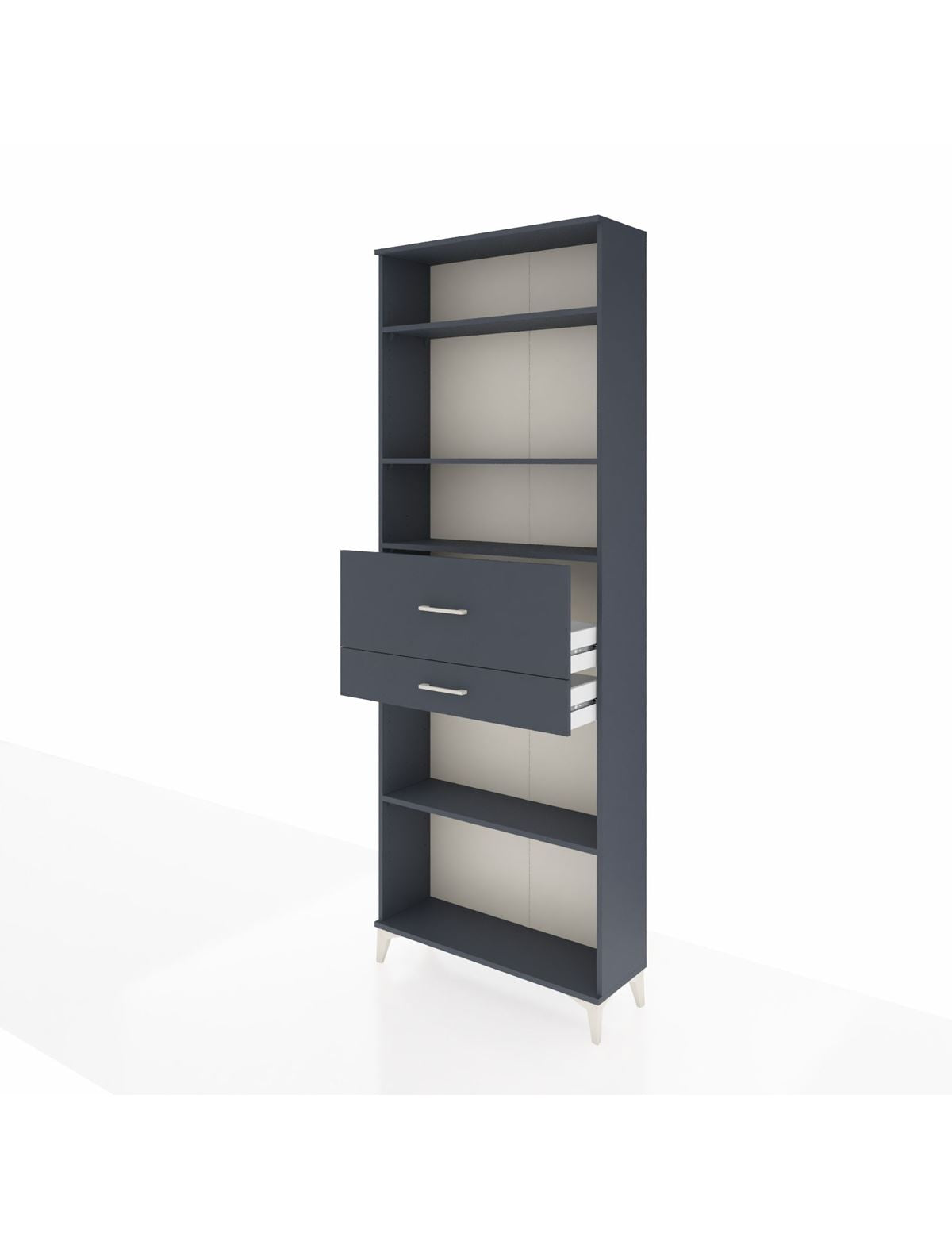 Arges Dolap 4 Raflı 2 Çekmeceli 88x30x243 - S33M112V5A