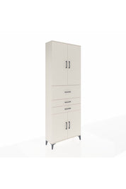 Arges Dolap 4 Raflı 3 Çekmeceli 4 Kapaklı 88x30x243 Aytaşı-Aytaşı