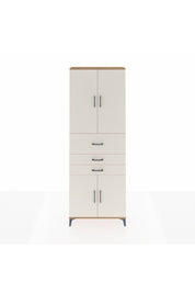 Arges Dolap 4 Raflı 3 Çekmeceli 4 Kapaklı 88x30x243 Çam-Aytaşı