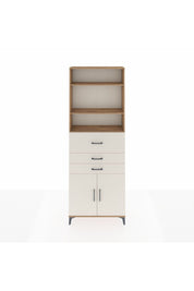 Arges Dolap 4 Raflı 3 Çekmeceli 2 Kapaklı 88x30x243 Çam-Aytaşı