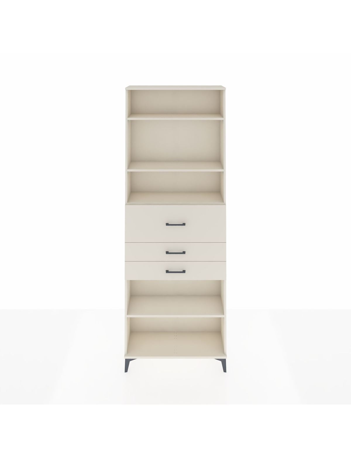 Arges Dolap 4 Raflı 3 Çekmeceli 88x30x243 Aytaşı-Aytaşı