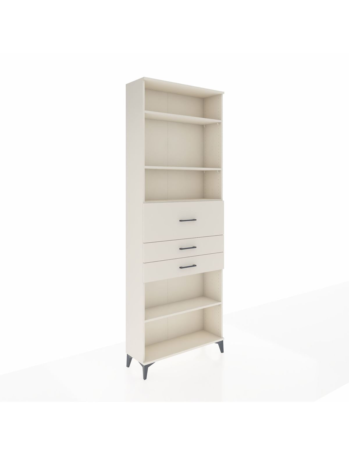 Arges Dolap 4 Raflı 3 Çekmeceli 88x30x243 Aytaşı-Aytaşı