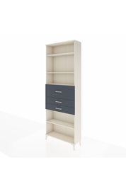 Arges Dolap 4 Raflı 3 Çekmeceli 88x30x243 Aytaşı-Antrasit