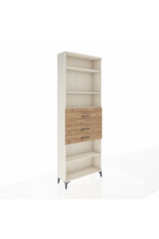 Arges Dolap 4 Raflı 3 Çekmeceli 88x30x243 Aytaşı-Çam