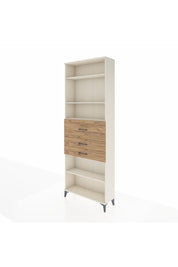 Arges Dolap 4 Raflı 3 Çekmeceli 88x30x243 Aytaşı-Çam