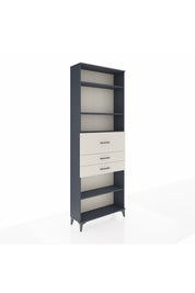 Arges Dolap 4 Raflı 3 Çekmeceli 88x30x243 Antrasit-Aytaşı