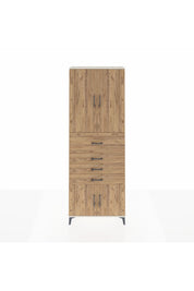 Arges Dolap 4 Raflı 4 Çekmeceli 4 Kapaklı 88x30x243 Aytaşı-Çam