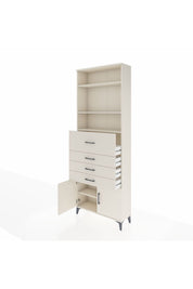 Arges Dolap 4 Raflı 4 Çekmeceli 2 Kapaklı 88x30x243 Aytaşı-Aytaşı