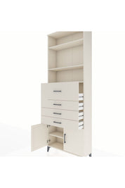 Arges Dolap 4 Raflı 4 Çekmeceli 2 Kapaklı 88x30x243 Aytaşı-Aytaşı