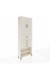 Arges Dolap 4 Raflı 4 Çekmeceli 2 Kapaklı 88x30x243 Aytaşı-Aytaşı