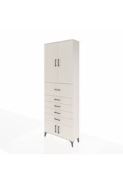 Arges Dolap 3 Raflı 5 Çekmeceli 4 Kapaklı 88x30x243 Aytaşı-Aytaşı