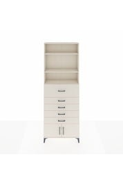 Arges Dolap 3 Raflı 5 Çekmeceli 2 Kapaklı 88x30x243 Aytaşı-Aytaşı