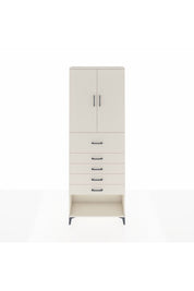 Arges Dolap 3 Raflı 5 Çekmeceli 2 Kapaklı 88x30x243 Aytaşı-Aytaşı