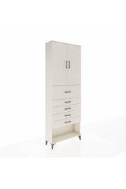 Arges Dolap 3 Raflı 5 Çekmeceli 2 Kapaklı 88x30x243 Aytaşı-Aytaşı