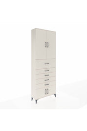 Arges Dolap 3 Raflı 5 Çekmeceli 4 Kapaklı 88x30x243 Aytaşı-Aytaşı