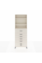 Arges Dolap 3 Raflı 5 Çekmeceli 2 Kapaklı 88x30x243 Aytaşı-Aytaşı