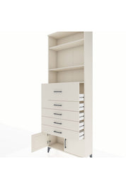 Arges Dolap 3 Raflı 5 Çekmeceli 2 Kapaklı 88x30x243 Aytaşı-Aytaşı