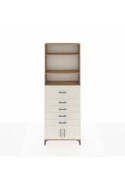 Arges Dolap 3 Raflı 5 Çekmeceli 2 Kapaklı 88x30x243 - S33M126V7A