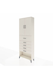 Arges Dolap 3 Raflı 5 Çekmeceli 2 Kapaklı 88x30x243 - S33M127V1A