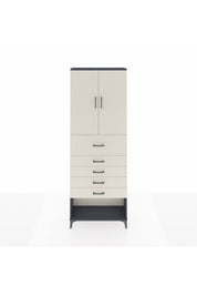 Arges Dolap 3 Raflı 5 Çekmeceli 2 Kapaklı 88x30x243 - S33M127V4A