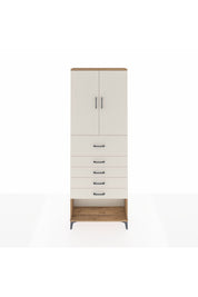 Arges Dolap 3 Raflı 5 Çekmeceli 2 Kapaklı 88x30x243 - S33M127V7A