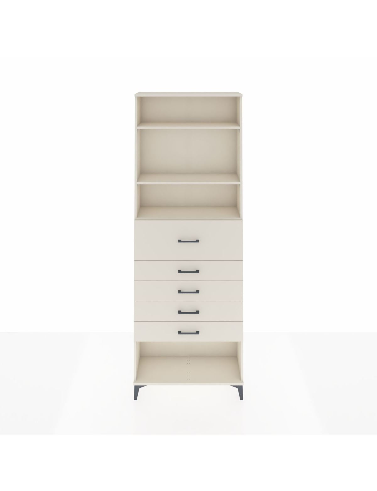 Arges Dolap 3 Raflı 5 Çekmeceli 88x30x243 Aytaşı-Aytaşı