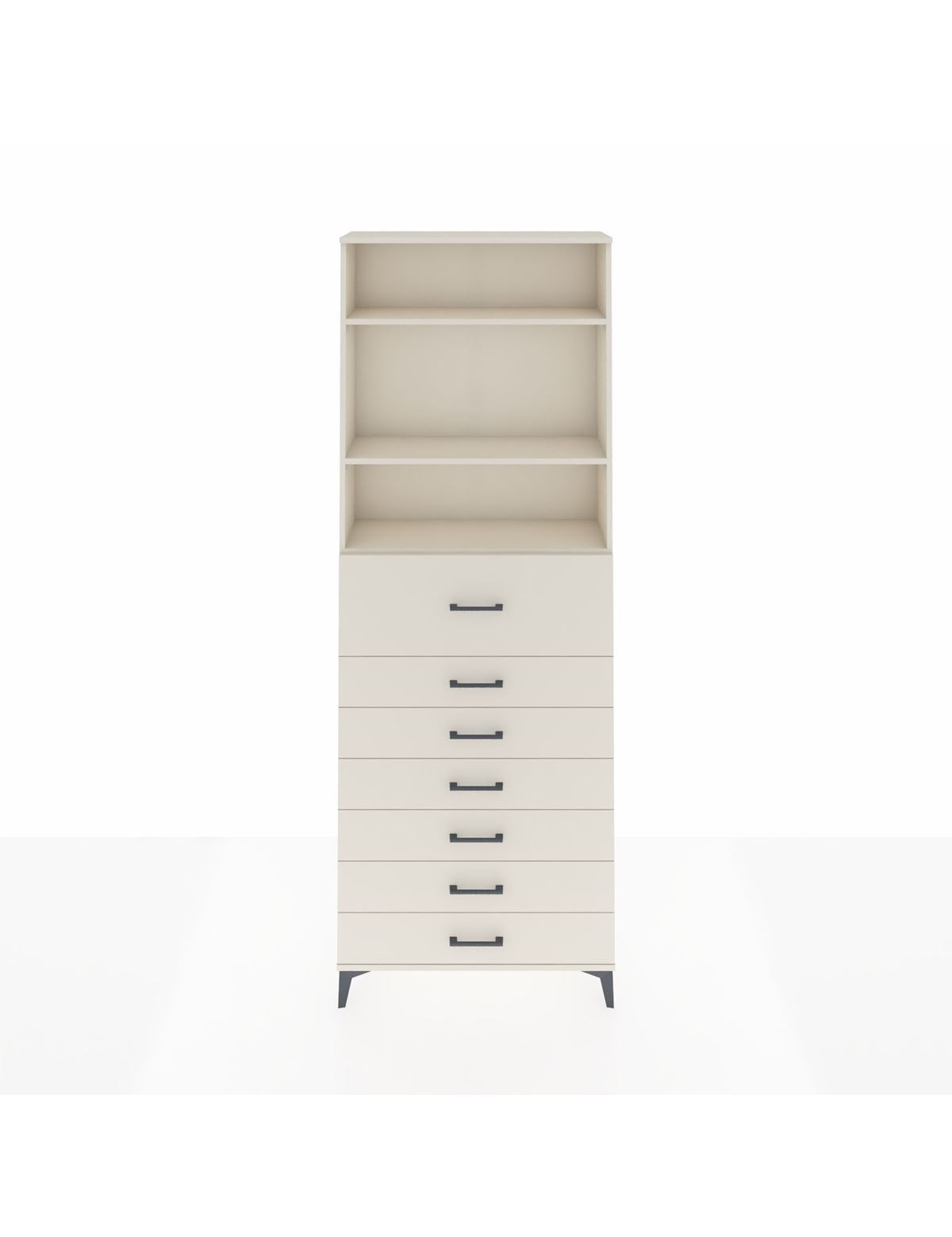 Arges Dolap 3 Raflı 7 Çekmeceli 88x30x243 Aytaşı-Aytaşı