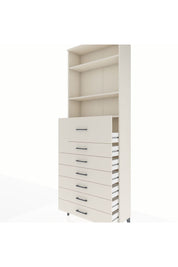 Arges Dolap 3 Raflı 7 Çekmeceli 88x30x243 Aytaşı-Aytaşı