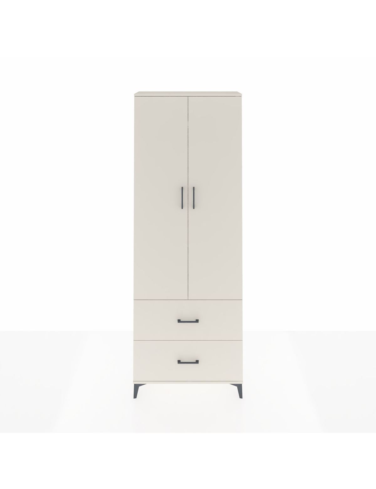 Arges Dolap 4 Raflı 2 Çekmeceli 2 Kapaklı 88x30x243 Aytaşı-Aytaşı