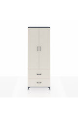 Arges Dolap 4 Raflı 2 Çekmeceli 2 Kapaklı 88x30x243