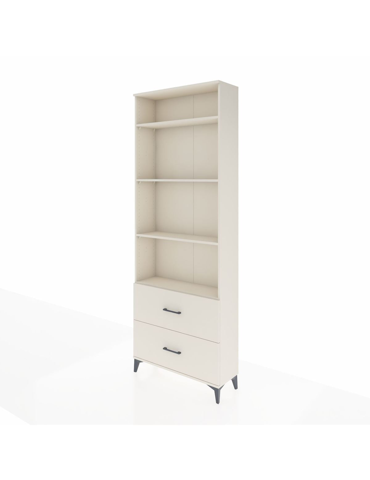 Arges Dolap 4 Raflı 2 Çekmeceli 88x30x243 - S33M132V1A