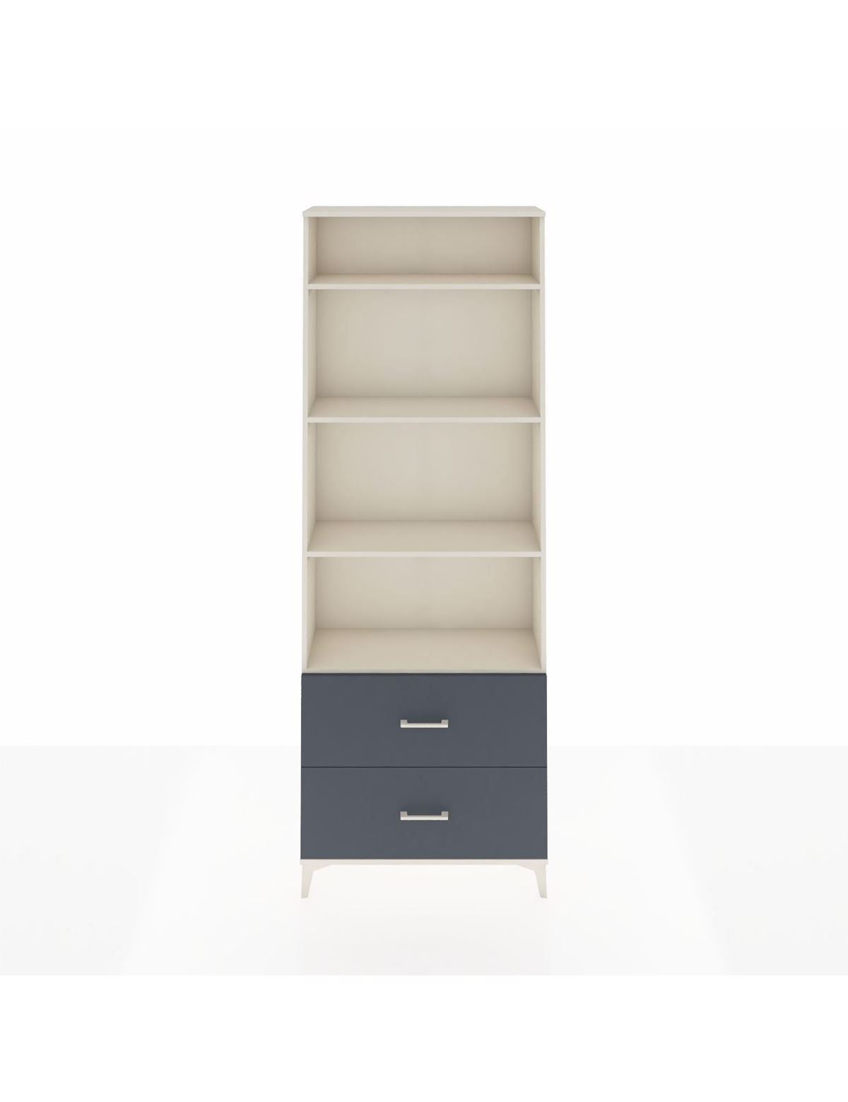 Arges Dolap 4 Raflı 2 Çekmeceli 88x30x243 Aytaşı-Antrasit