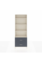 Arges Dolap 4 Raflı 2 Çekmeceli 88x30x243 Aytaşı-Antrasit