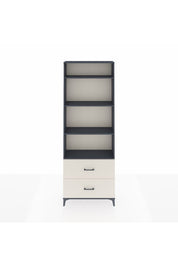 Arges Dolap 4 Raflı 2 Çekmeceli 88x30x243 Antrasit-Aytaşı