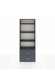 Arges Dolap 4 Raflı 2 Çekmeceli 88x30x243 Antrasit-Antrasit