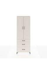 Arges Dolap 4 Raflı 3 Çekmeceli 2 Kapaklı 88x30x243