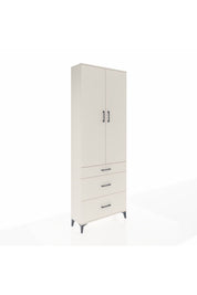Arges Dolap 4 Raflı 3 Çekmeceli 2 Kapaklı 88x30x243 Aytaşı-Aytaşı