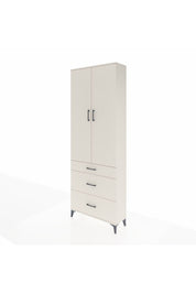 Arges Dolap 4 Raflı 3 Çekmeceli 2 Kapaklı 88x30x243 Aytaşı-Aytaşı