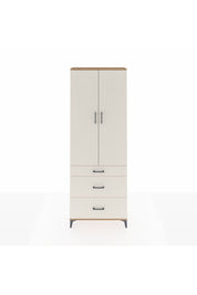 Arges Dolap 4 Raflı 3 Çekmeceli 2 Kapaklı 88x30x243 Çam-Aytaşı