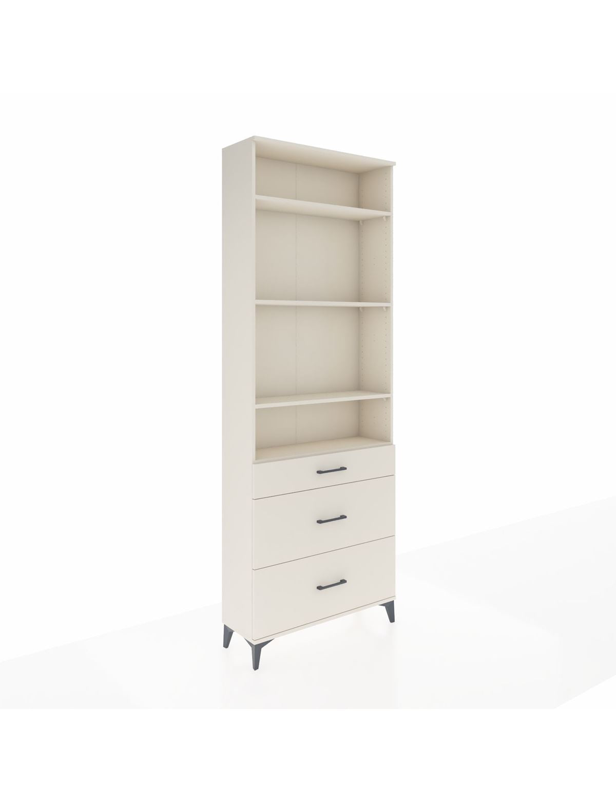 Arges Dolap 4 Raflı 3 Çekmeceli 88x30x243 Aytaşı-Aytaşı