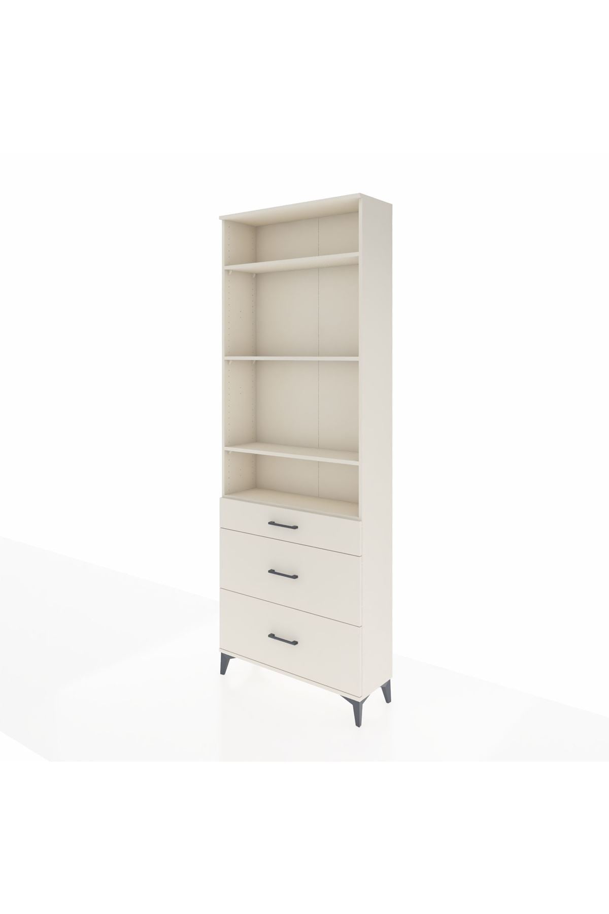 Arges Dolap 4 Raflı 3 Çekmeceli 88x30x243 Aytaşı-Aytaşı