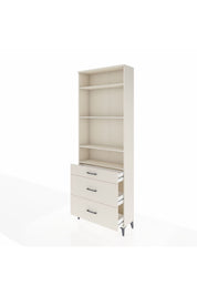 Arges Dolap 4 Raflı 3 Çekmeceli 88x30x243 Aytaşı-Aytaşı